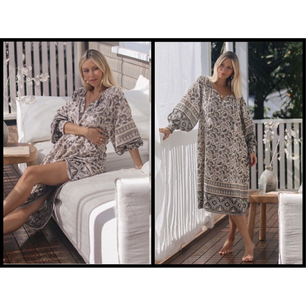๐SPELL & THE GYPSY๐ Journey Boho Dress ~ Ash Medium M NWT - Picture 4 of 16
